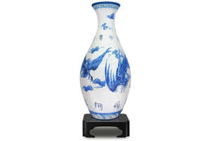 3d Jigsaw Puzzles: Pinto Vase Puzzle: The Harmonious Phoenix Couple 160pc
