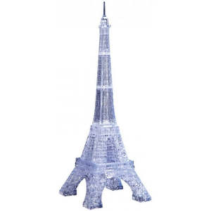 3d Jigsaw Puzzles: Eiffel Tower - Clear