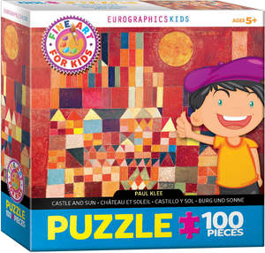 Kids Jigsaws: Castle and Sun by Paul Klee 100PC