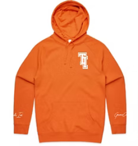 Taranaki Iwi: TI Hoodie-Orange