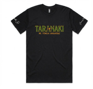 Taranaki Iwi: Taranaki Iwi Classic Tee-Black