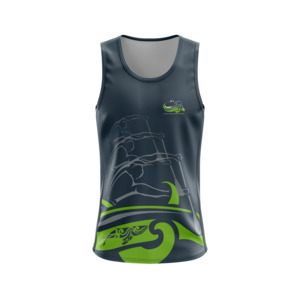 Tauranga Moana Outrigger Canoe Club - Official Grey Singlet
