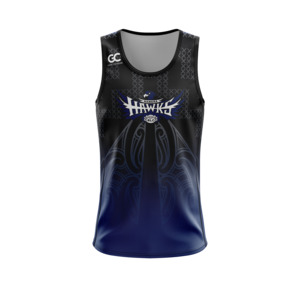 Tees And Singlets: Hawera Hawks Singlets - Adults