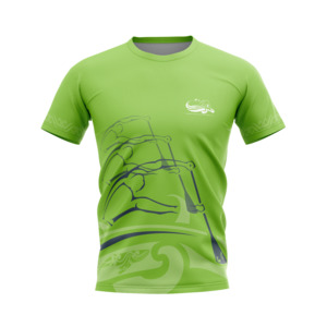 Tauranga Moana Outrigger Canoe Club - Official Green Tee