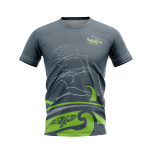 Tauranga Moana Outrigger Canoe Club - Official Grey Tee