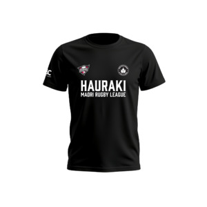 Tees And Singlets: Hauraki Maori Rugby League - Official Cotton Tee