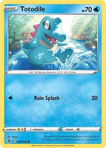 Pokemon Singles All: Totodile (055/264) [Sword & Shield: Fusion Strike]