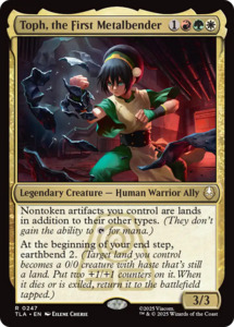 Mtg Singles Instock: Toph, the First Metalbender [Avatar: The Last Airbender]