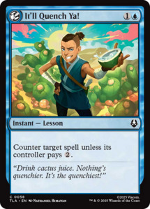 Mtg Singles Instock: It'll Quench Ya! [Avatar: The Last Airbender]