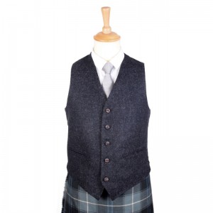 Products: Argyll Waistcoat - Charcoal Tweed
