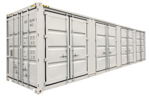 All Containers: Container 40ft HC 4 opening, end doors and lock box