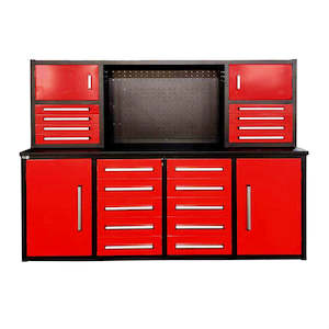 Ultimate Cabinet and Workbench Red