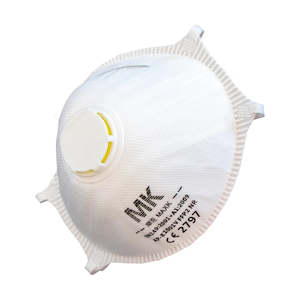 All Cleaning Supplies: Dust Mask with Valve - P2 - 3 Layer - 10PK