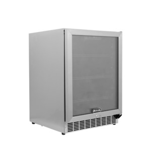 Garage Storage: 150L Outdoor Under Counter Glass Door Fridge