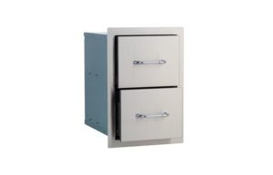 Diy: Double Drawer - Stainless Steel