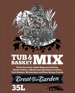 Compost Soil: Tub and Basket Potting Mix - - - [35ltr Bag]