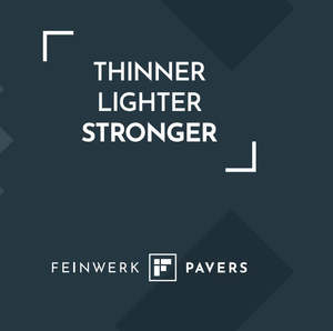 Pavers: Paver PLAIN Rectangle - [Feinwerk 900 x 450 x 40mm]