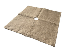 BioJute Jute Tree Square 300mm x 300mm - Biodegradable Weedmat (Pack of 50)