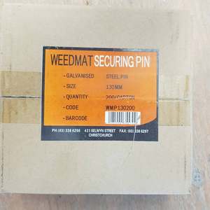 Weedmat: Weedmat Pins 130mm (Box 200)