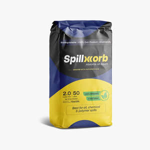 Silt Control: Organic spill absorbent (spillxorb 50 Liter)