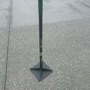 Garden Box Hire: Steel Tamper 254 x 254mm - [Hire]