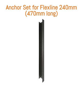 Straightcurve Anchor Set for Flexline 240mm (470mm long)