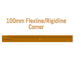 Straightcurve 100mm Corner (Weathering Corten)