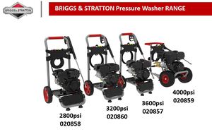 Waterblasters: Briggs & Stratton 2800 Petrol Pressure Washer