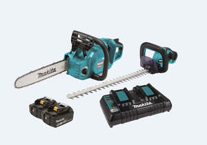 Hedge Trimmers: Makita LXT Cordless Chainsaw and Hedge Trimmer 36V/18V Kit