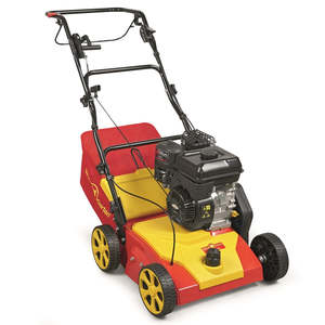 Scarifiers Spreaders: Wolf Garten Ambition Petrol Scarifier - Incl. Catcher