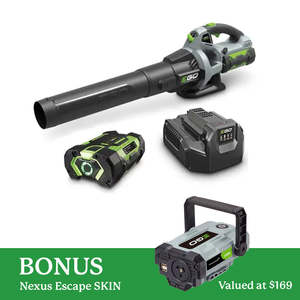 Battery Accessories: EGO POWER+ 56V Brushless Blower KIT + BONUS Nexus Escape SKIN