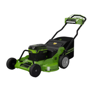 Electric Push Mowers: Greenworks 82V 30″ Self-Propelled Lawnmower (Skin Only)