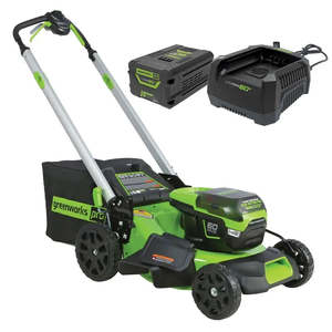 Electric Push Mowers: Greenworks 60V 51cm Self-Propelled Lawn Mower Kit