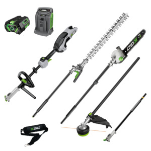 EGO Power+ MHSC1634E Multi-Tool Carbon Fibre 4pce Attachment Kit with Upgraded Power Head