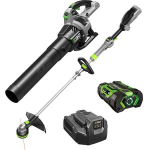EGO POWER+ Cordless 35cm Line Trimmer & Blower Kit 56 Volt, 2.5Ah