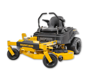 Raptor X 48 With its sturdy frame, efficient deck, and distinctive steering