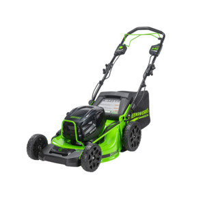 Push Mowers: Greenworks 82LM21S Self Propelled Lawnmower super lightweight