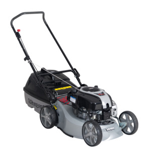 Push Mowers: Masport 550 AL S18 2'n1 Petrol Lawnmower – 18" Aluminium Deck