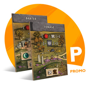 Ancient Anthology: Skara Brae: Action Tiles - Barter & Forage