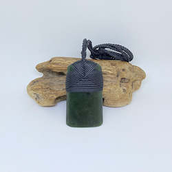 Toki Adze: Small Cross-bound Toki Pendant