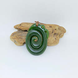 Kawakawa Manaia with Koru Tail