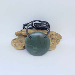 Porohita The Disc: Large Dark Porohita Disc Pendant