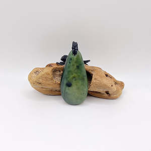 Roimata Kuru Drop: Kokopu Pounamu Roimata Drop Pendant