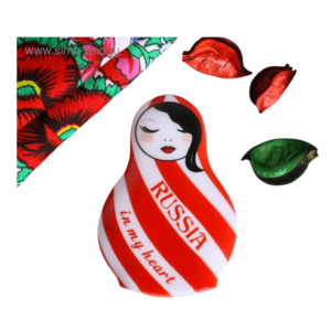 Products: Магнит «Матрёшка Russia in my heart». 7,7х5,4см – Gastronomy
