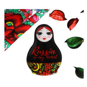 Products: Магнит «Матрёшка. Узор с ягодами». 7,7х5,4см – Gastronomy