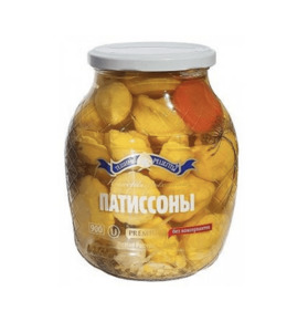 Products: Консервированные ПАТИССОНЫ ПРЕМИУМ “ТЕЩИНЫ РЕЦЕПТЫ” 900 мл. Распродажа – Gastronomy