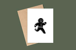 A6 Card - Gingerbread Man