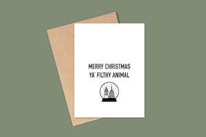 A6 Card - Filthy Animal