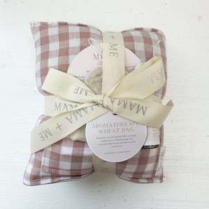 Aromatherapy Botanical Wheat Bag Set - Pink Gingham