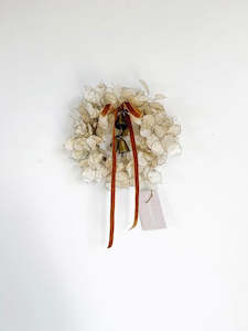 Dried Flowers: Wreath - Honesty with Bells